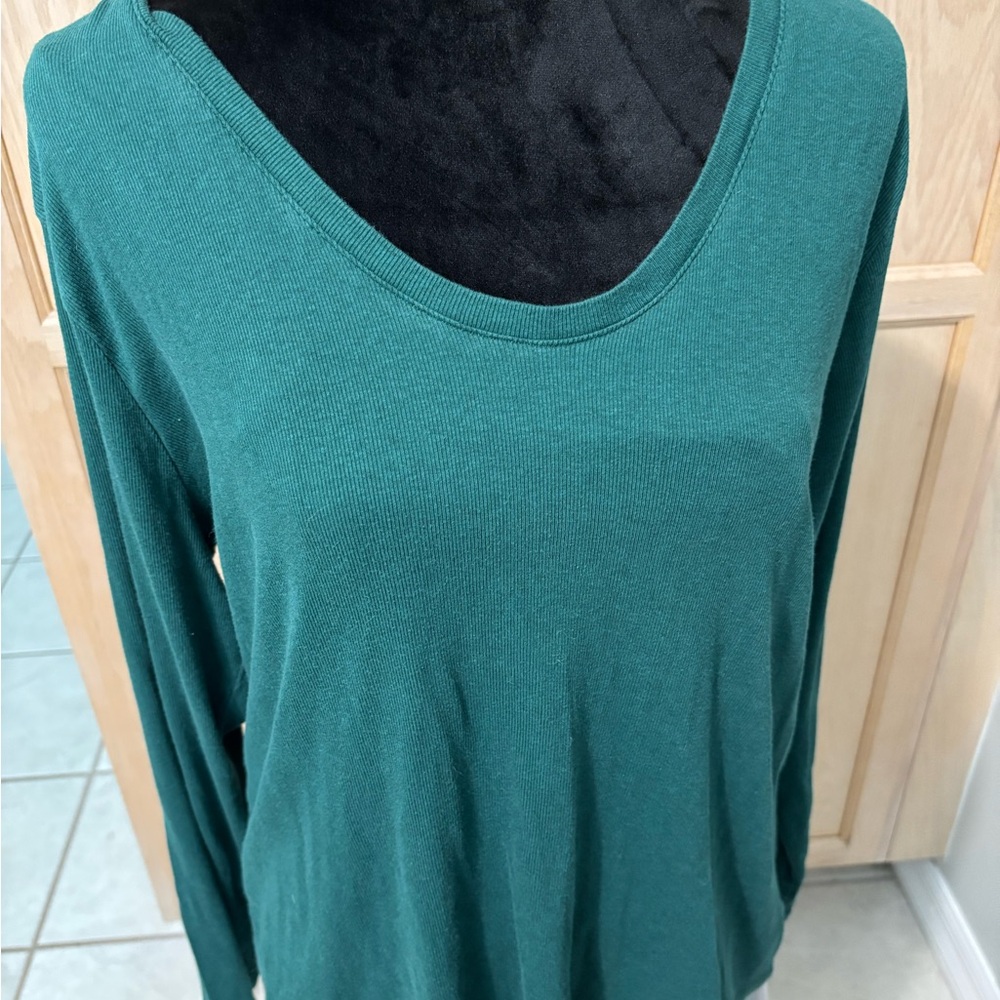 A New day Women's Deep Green Long Sleeve Top